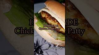 HOMEMADE CHICKEN BURGER tabletalesbysidra trending viralshorts shorts chickenburger ytshorts [upl. by Eimmak573]