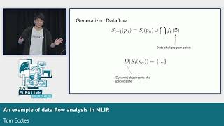 2023 EuroLLVM  MLIR Dataflow Analysis [upl. by Ellinet809]