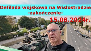 Czołgi Abrahms na defiladzie wojskowej na warszawskiej Wisłostradzie  15082024r [upl. by Ecirtemed]