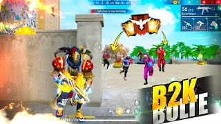 B2K IS BACK 🤯 Solo vs Squad Mac10  M4A1 III🔥24 Kills Total Garena free fire  PK GAMERS freefire [upl. by Nwonknu]