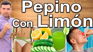 JUGO DE PEPINO CON LIMON EN AYUNAS  ¿Para Qué Sirve  Beneficios Para Tu Salud Y Belleza [upl. by Aidyl292]