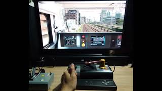 Using Densha de Go USB Controller in JR East Train Simulator [upl. by Forrer]