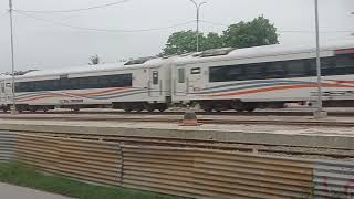 kereta api jurusan bekasi cikampek stasiun klari [upl. by Lepine]