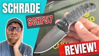 Schrade SCHF57 Review  Is It The Right Schrade Fixed Blade Knife For You [upl. by Ainafets]