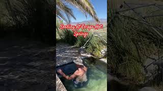 Soaking At Tecopa Hot Springs shorts [upl. by Ramses]