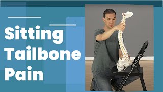 Tailbone pain from sitting Relief Coccyx Pain [upl. by Kciremed168]