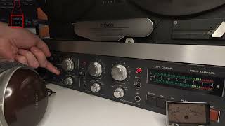 Revox B77 LED bargraph FREQ RESPONSE [upl. by Bully]