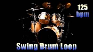 Swing Drum Loop 125 bpm [upl. by Ilka]