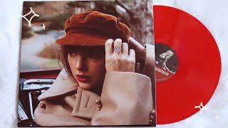 taylor swift  red taylors version vinyl unboxing  target exclusive [upl. by Ahsiema]