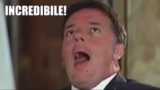 Le INCREDIBILI smorfie di Renzi quando parla inglese [upl. by Ladnyk165]