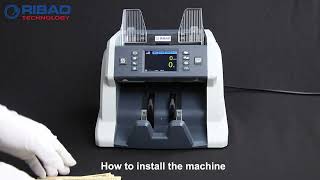 How to install money counter Ribao BC40 [upl. by Idac]