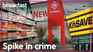 Retail crime more than doubles in two years at supermarket chain  TVNZ Breakfast [upl. by Oinegue]