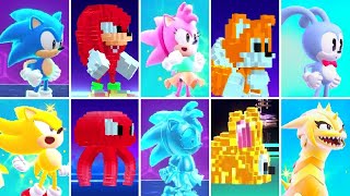 Sonic Superstars  All Characters amp Special Transformations [upl. by Othe931]