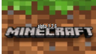 Minecraft alpha 126 [upl. by Amesari]