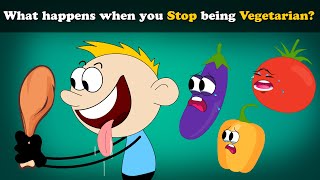 What happens when you Stop being Vegetarian  more videos  aumsum kids education children [upl. by Ahsha]