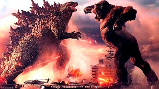 معركة كونج ضد جودزيلا لتحديد من هو ملك الوحوش  ملخص فيلم Godzilla Vs Kong [upl. by Airegin]