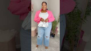 Styling a Plus size Crop Blazer plussizefashion howtostyle curvyfashion styleinspo fashionootd [upl. by Eladnek75]