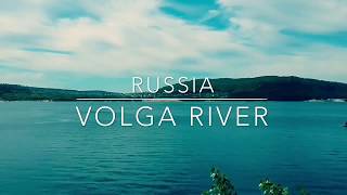 Russia Volga River Video from drone [upl. by Yesdnil]