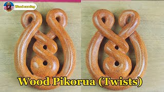 How to Carve Wood Pikorua Twistsnecklace [upl. by Hugon]