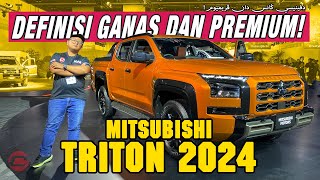 MITSUBISHI TRITON 2024  DEFINISI GANAS DAN PREMIUM [upl. by Bucky]