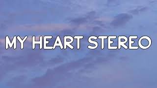 Gym Class Heroes  My heart stereo Stereo Hearts Lyrics Ft Adam Levine [upl. by Rebel]