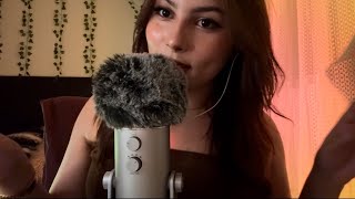 ASMR Doing your Makeup ✨ personal attention whispering mic brushing… [upl. by Lussi]