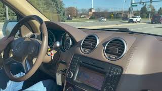 Mercedes GL450 2010 Driving with engine start [upl. by Sidoeht986]