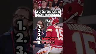 Top 5 Fantasy Football Quarterbacks [upl. by Cirdet]