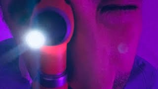 ASMR Doctor Whispers during your closeup Medical Examination 5 illuminated tests [upl. by Aihsemat]