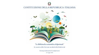 Le Biblioteche scolastiche al Quirinale [upl. by Aehs]