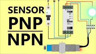 Sensor Indutivo de 3 Fios PNP e NPN [upl. by Ecidna]