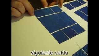 Como hacer un Panel Solar Fotovoltaico 1ra parte [upl. by Leugimsiul]