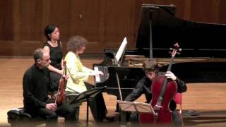 WeissKaplanNewman Piano Trio Playing Smetana Trio [upl. by Sonafets]