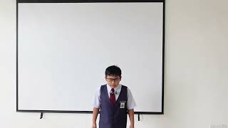 T4 Rayyan Mikael  3 Minutes English Speech SKPBU 2024 [upl. by Anilahs]