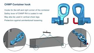 Podnoszenie kontenerów haki kontenerowe pewag CHWP [upl. by Mcnalley]