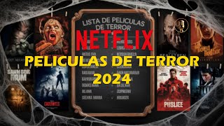 PELÍCULAS DE TERROR LISTA DE NETFLIX [upl. by Sonya663]