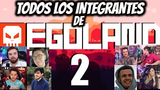 Todos los integrantes de EGOLAND 2 Rust  2022 YouTubersStremers CONFIRMADOS ACTUALIZADA 212022 [upl. by Nekial]