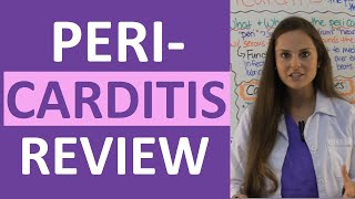 Pericarditis  Nursing Management Treatment of Pericardial Effusion Friction Rub amp Pericardium [upl. by Veator]