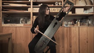 Tagelharpa Gran Bassa  A throat singing tagelharpa [upl. by Fulmis]