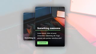 CSS Card with hover animation and mobile fallback [upl. by Northey]