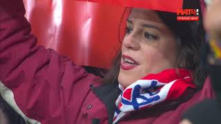 Fans sing the anthem Atletico de Madrid fans performance Wanda Metropolitano [upl. by Adiesirb]