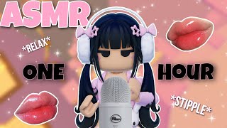 Roblox ASMR  ONE HOUR of trigger words  mouth sounds amp tapping 💗💤 100 TINGLES [upl. by Ailel]