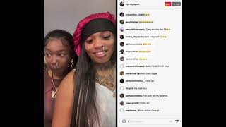 BIG IVORI JAZZ amp FLY NIY ON IG LIVE FRIENDSGIVING theteaduh [upl. by Adniralc]