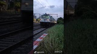 Gangasagar express vs Rampur hat express Indian Railway viralshort [upl. by Beach]