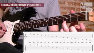 Aprende Las Notas en la Guitarra Eléctrica en 6 minutos Tutorial por Mario Freiria TCDG [upl. by Galitea281]