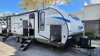 Used 2021 Forest River RV ALPHA WOLF 26DBHL Travel Trailer 24999 [upl. by Mount674]