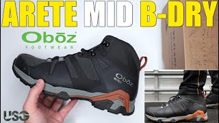 Oboz Arete Mid B Dry Review FINALLY Oboz Hiking Boots Review [upl. by Bald]