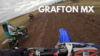 SENDING THE YZ125 AT GRAFTON MX [upl. by Dlorej]