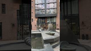 Mini Fountain Near The Condominium Of Oslo travel norway viral shorts short tour enjoy [upl. by Neffets]