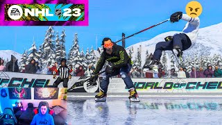 NHL 23 EASHL BEST HIP CHECKS COMPILATION👿 [upl. by Ransom661]